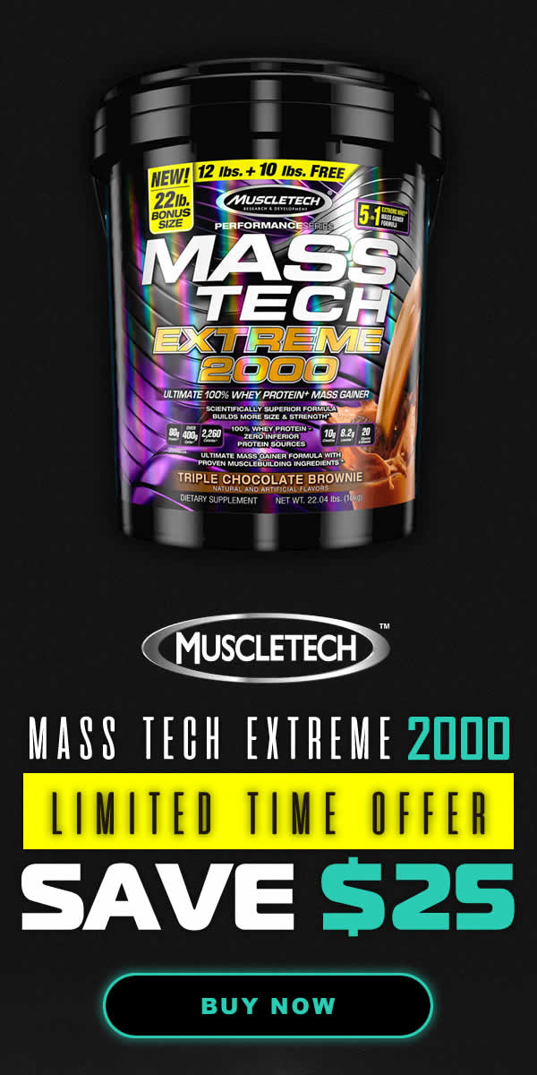 Buy Muscletech Mass-Tech Extreme 2000 Cheap