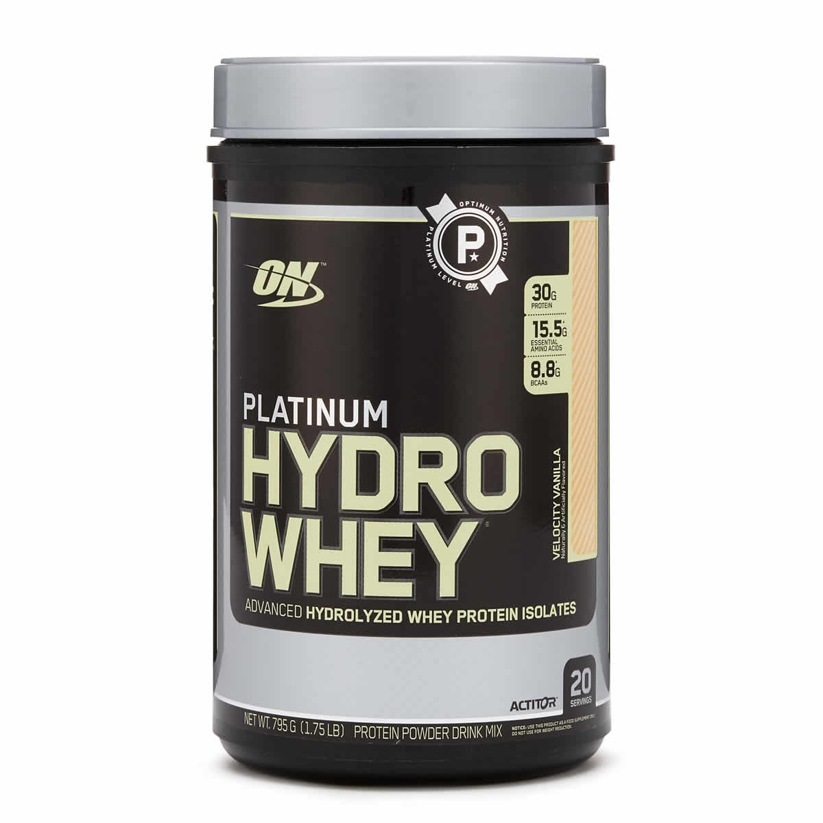 Optimum Nutrition Platinum Hydrowhey Whey Protein Powder – 1.75 lbs