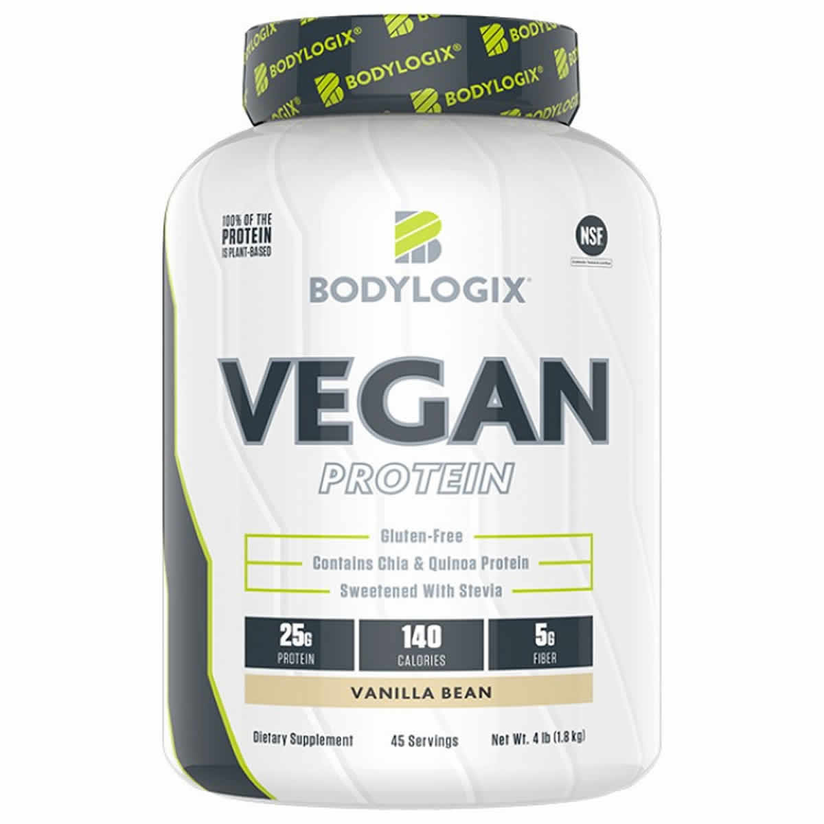 Bodylogix Vegan Protein Plant Protein Powder – 4 lbs