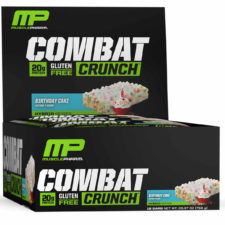 MusclePharm Hybrid Series Combat Crunch Protein Bars – 12 count